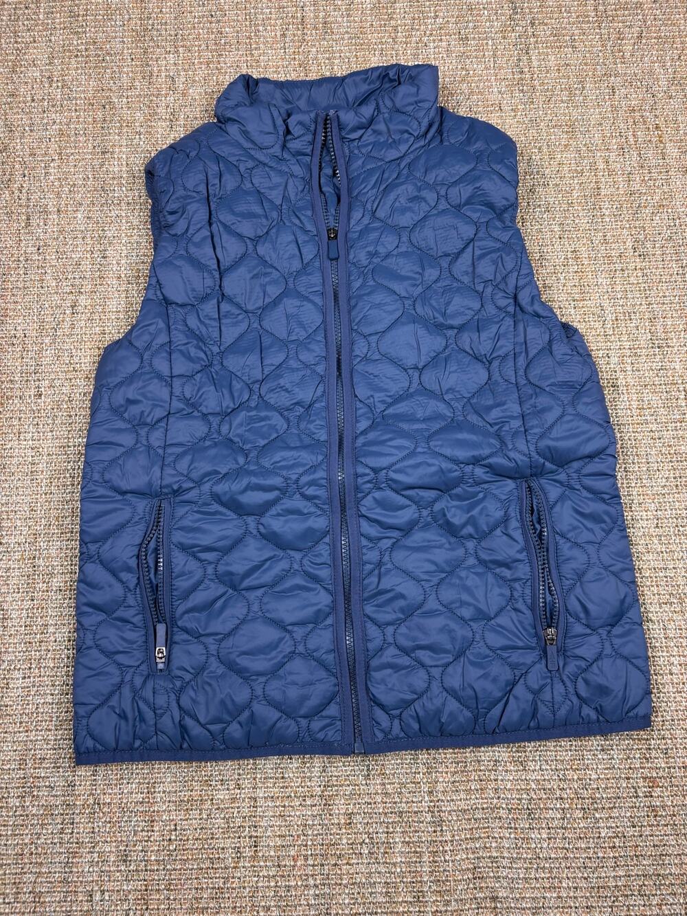 🌲 Bass Outdoor Quilted Puffer Vest | Size S | Slate Blue